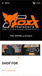 Mobile Screenshot of foxxholsters.com