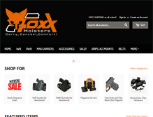 Tablet Screenshot of foxxholsters.com
